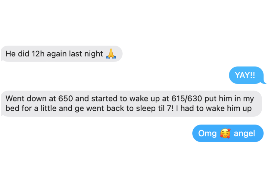 Customer testimonial screenshot