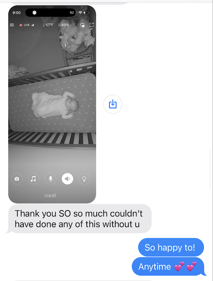 Customer testimonial screenshot